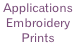 Applications   Embroidery   Prints
